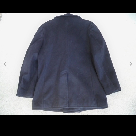 Vtg US Navy Vietnam Nam Era Dated 1963 Men's Black Wool Pea Coat Jacket Size 40 - Picture 7 of 8